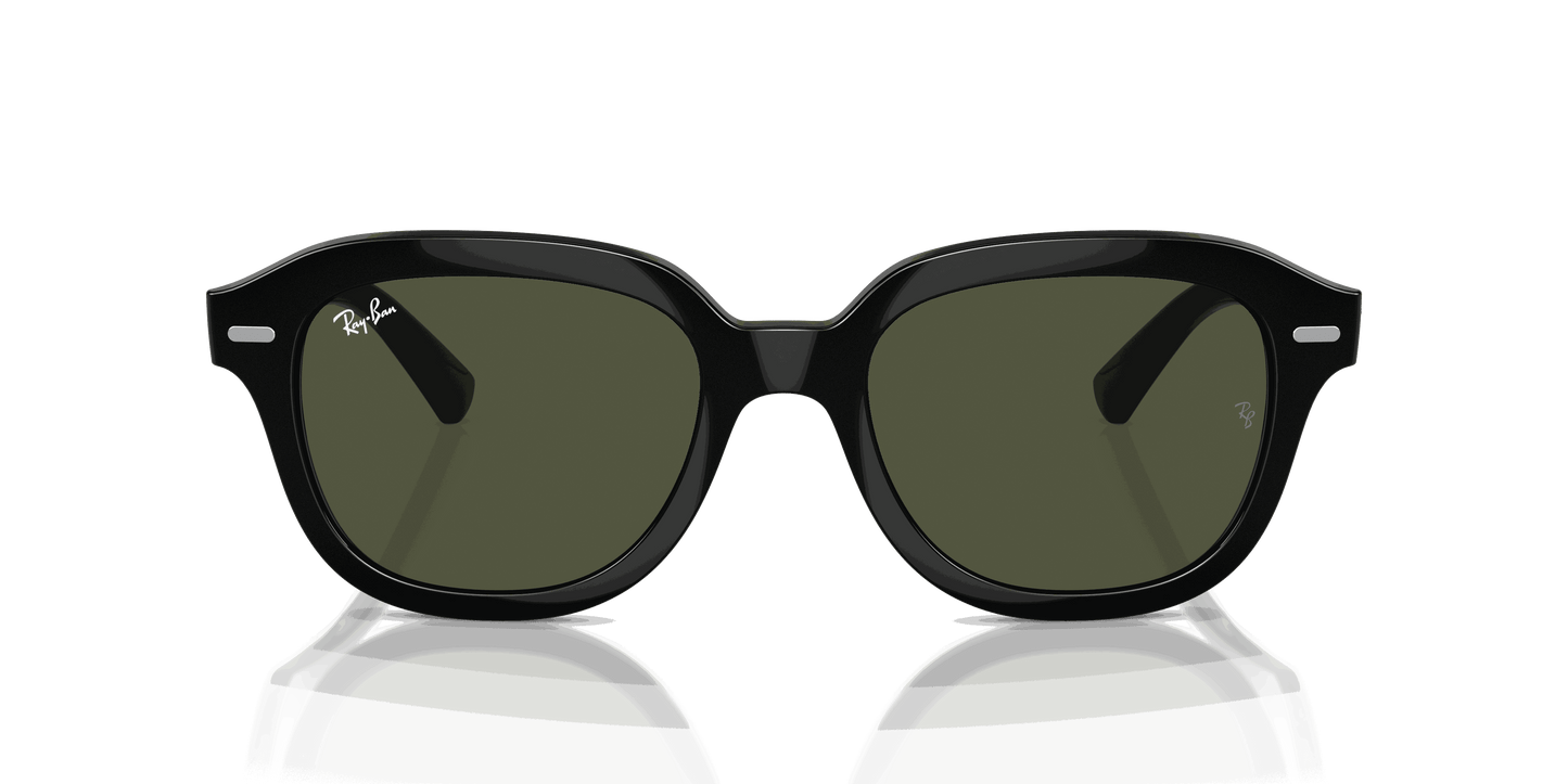 [Green Lenses, Polished Black Frame]