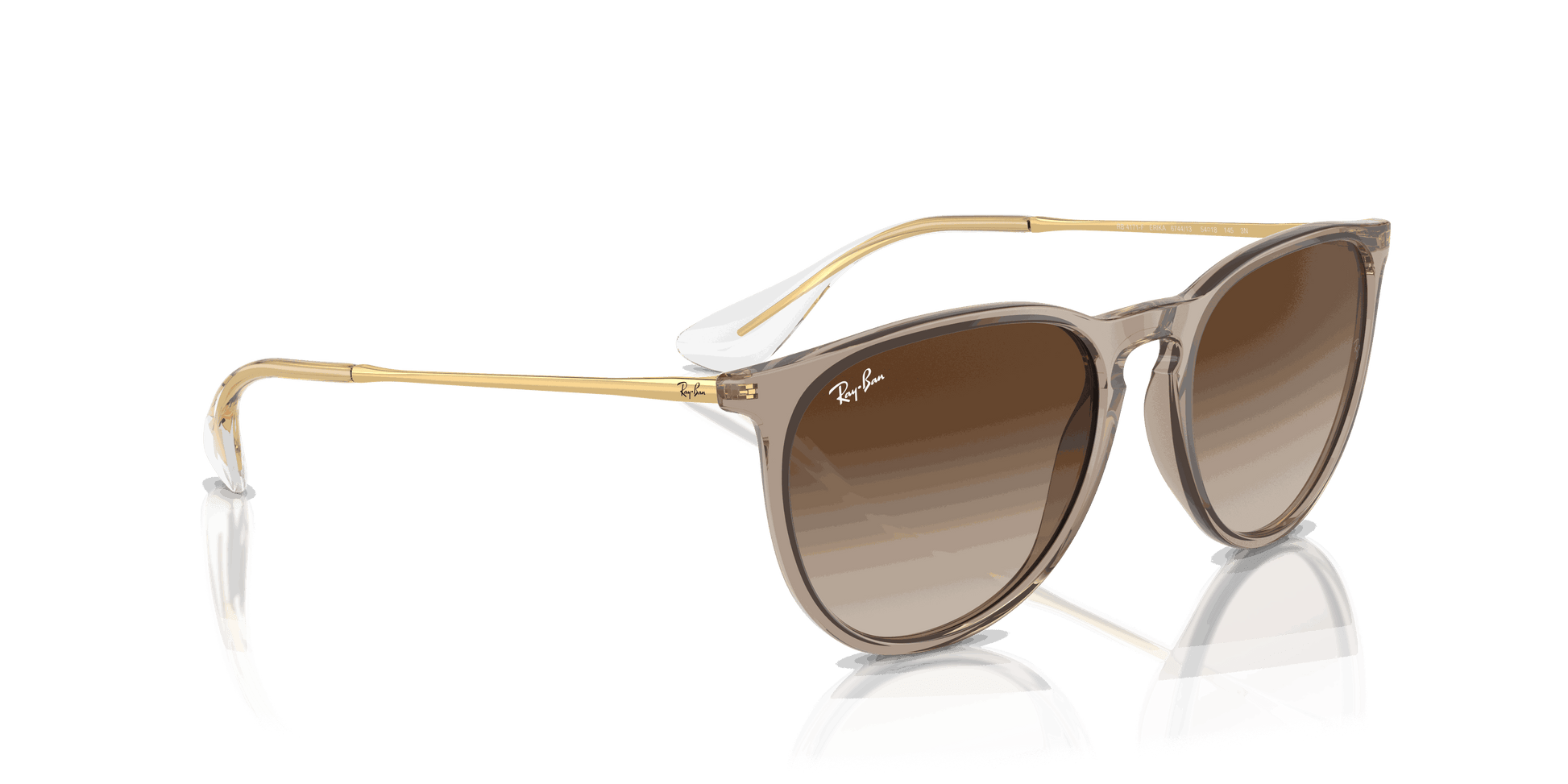[Brown Lenses, Polished Transparent Light Brown Frame]