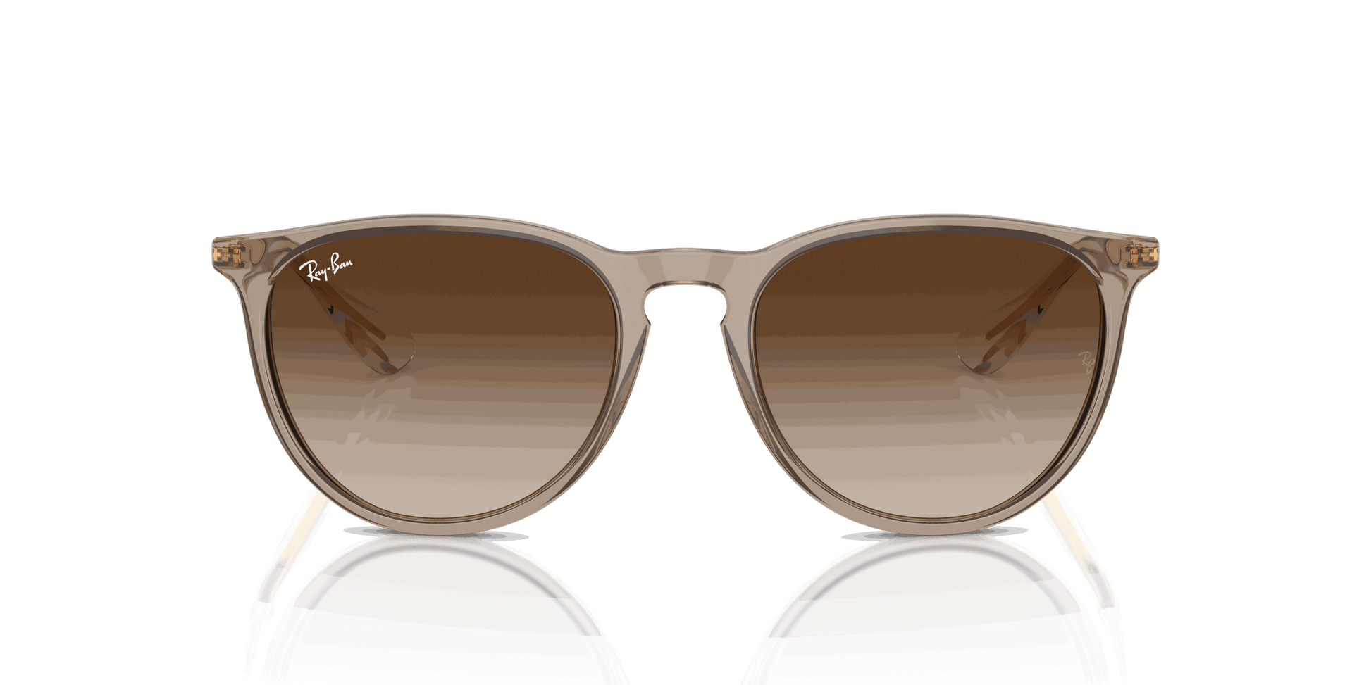 [Brown Lenses, Polished Transparent Light Brown Frame]