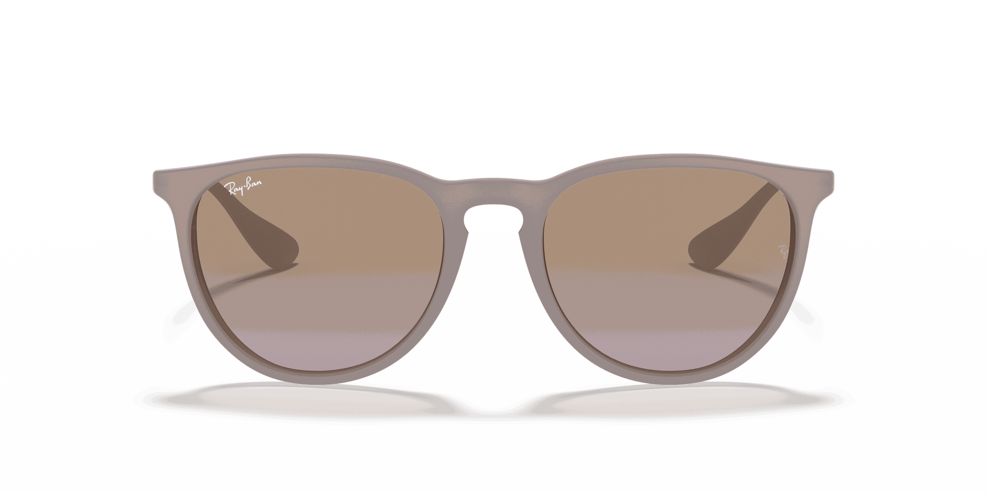 [Brown/Violet Lenses, Matte Dark Sand Frame]