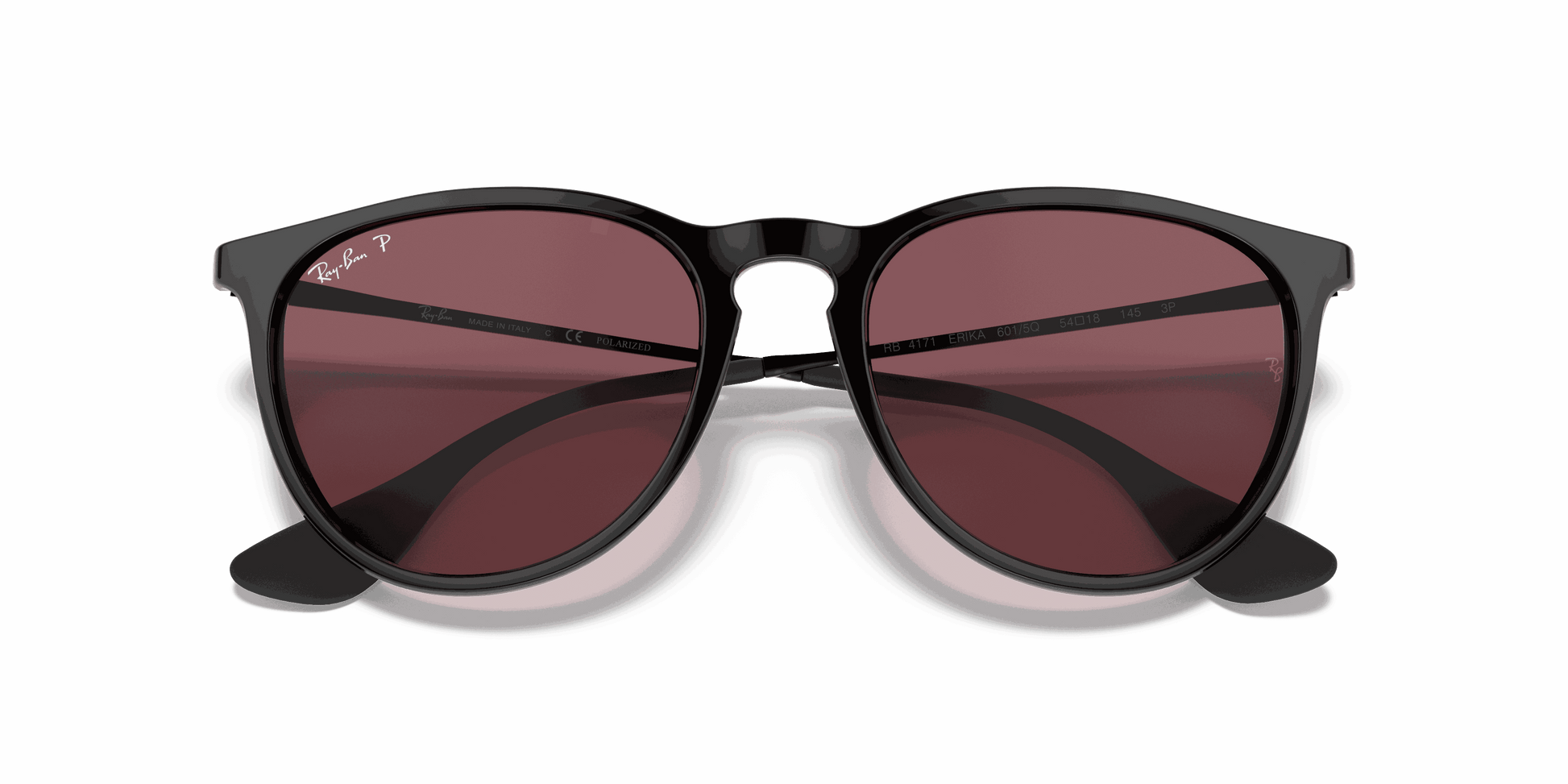 [Purple Lenses, Polished Black Frame]