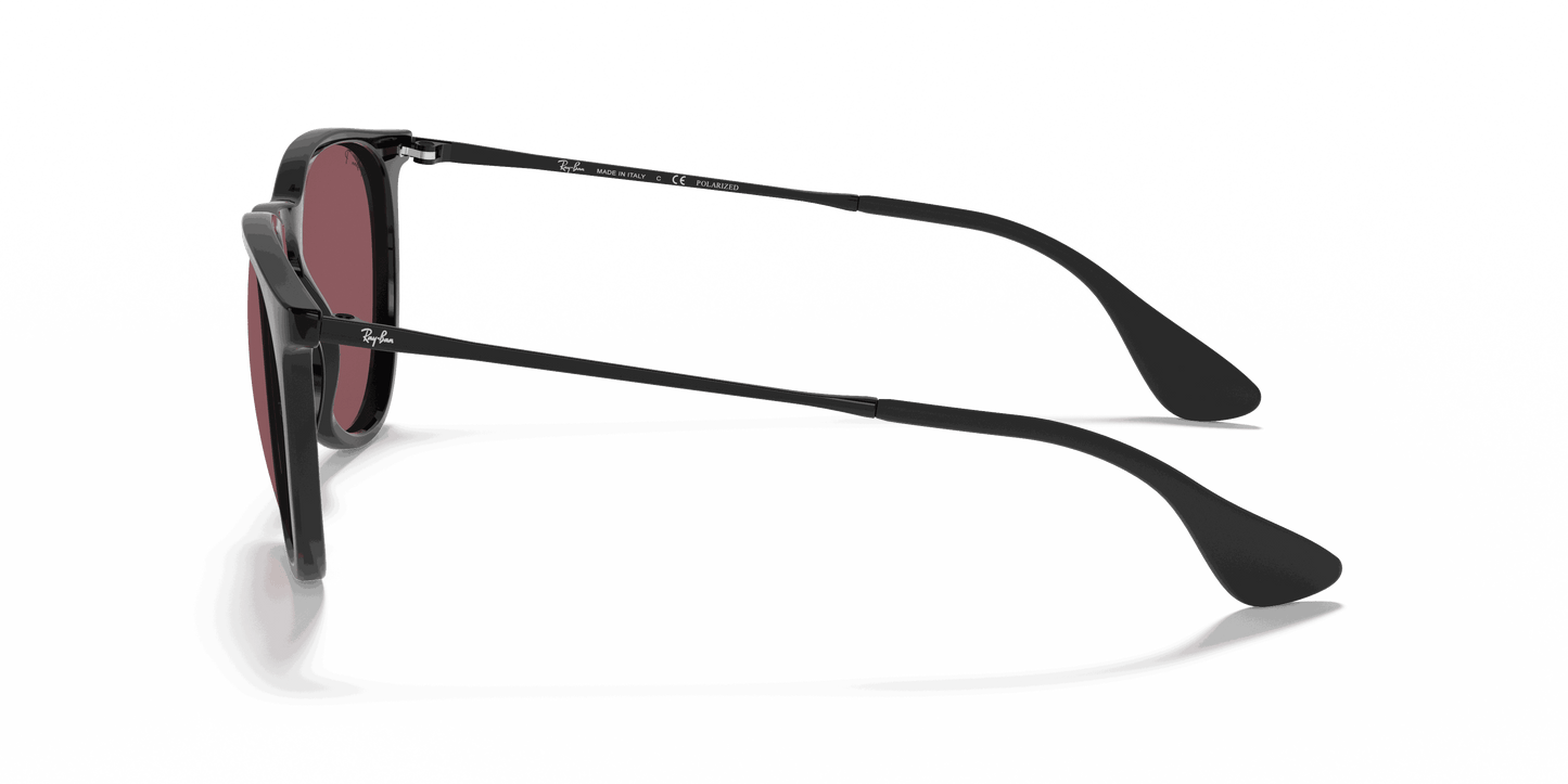 [Purple Lenses, Polished Black Frame]