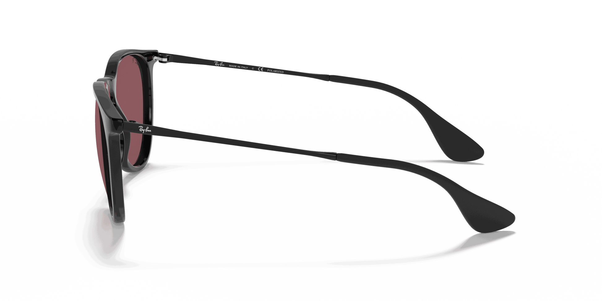 [Purple Lenses, Polished Black Frame]