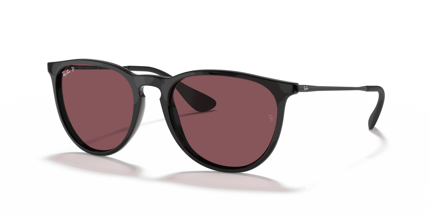 [Purple Lenses, Polished Black Frame]