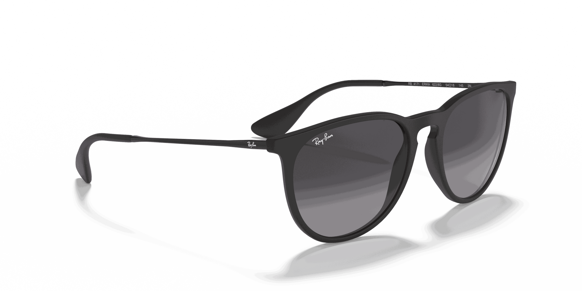 [Grey Gradient Lenses, Matte Rubber Black Frame]