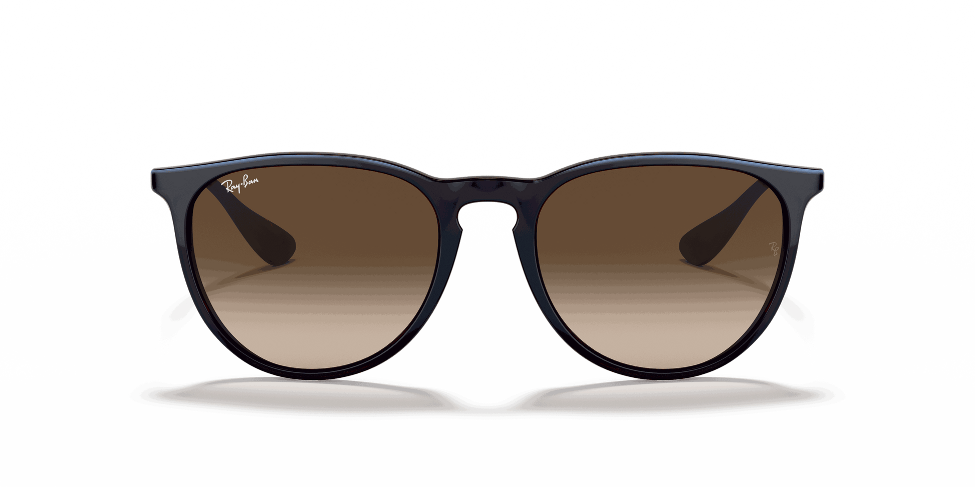 [Brown Gradient Lenses, Polished Blue Frame]