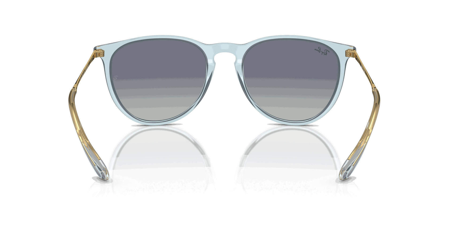 [Grey/Blue Lenses, Polished Transparent Light Blue Frame]