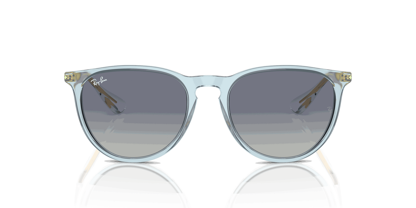 [Grey/Blue Lenses, Polished Transparent Light Blue Frame]