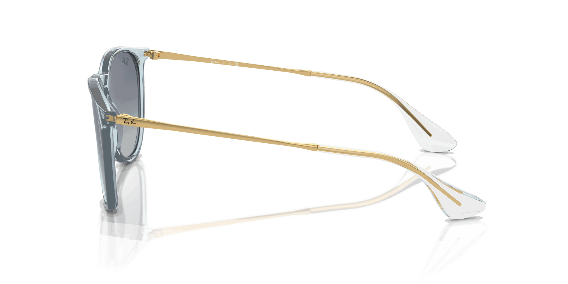 [Grey/Blue Lenses, Polished Transparent Light Blue Frame]