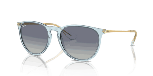 [Grey/Blue Lenses, Polished Transparent Light Blue Frame]