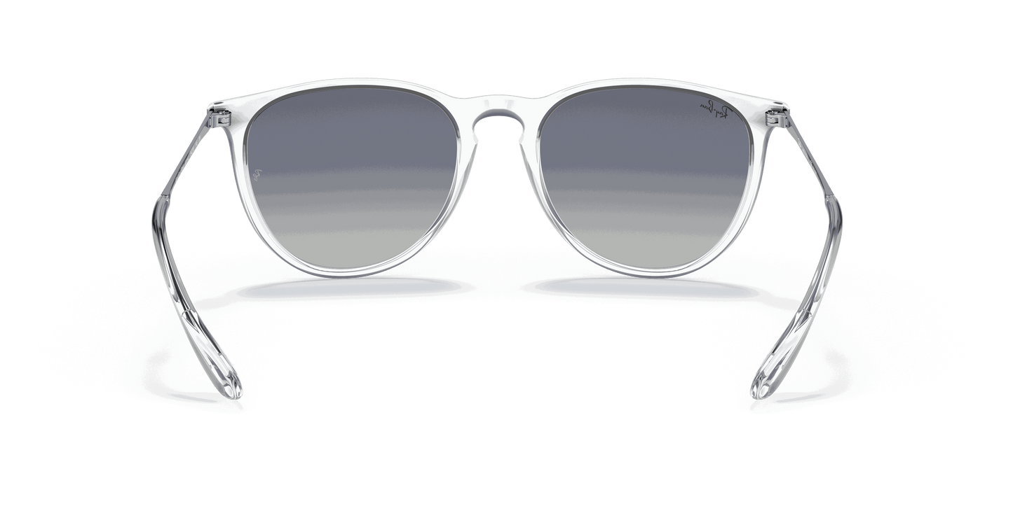 [Blue Gradient Lenses, Polished Transparent Frame]