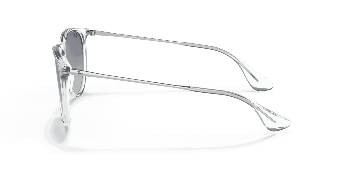 [Blue Gradient Lenses, Polished Transparent Frame]