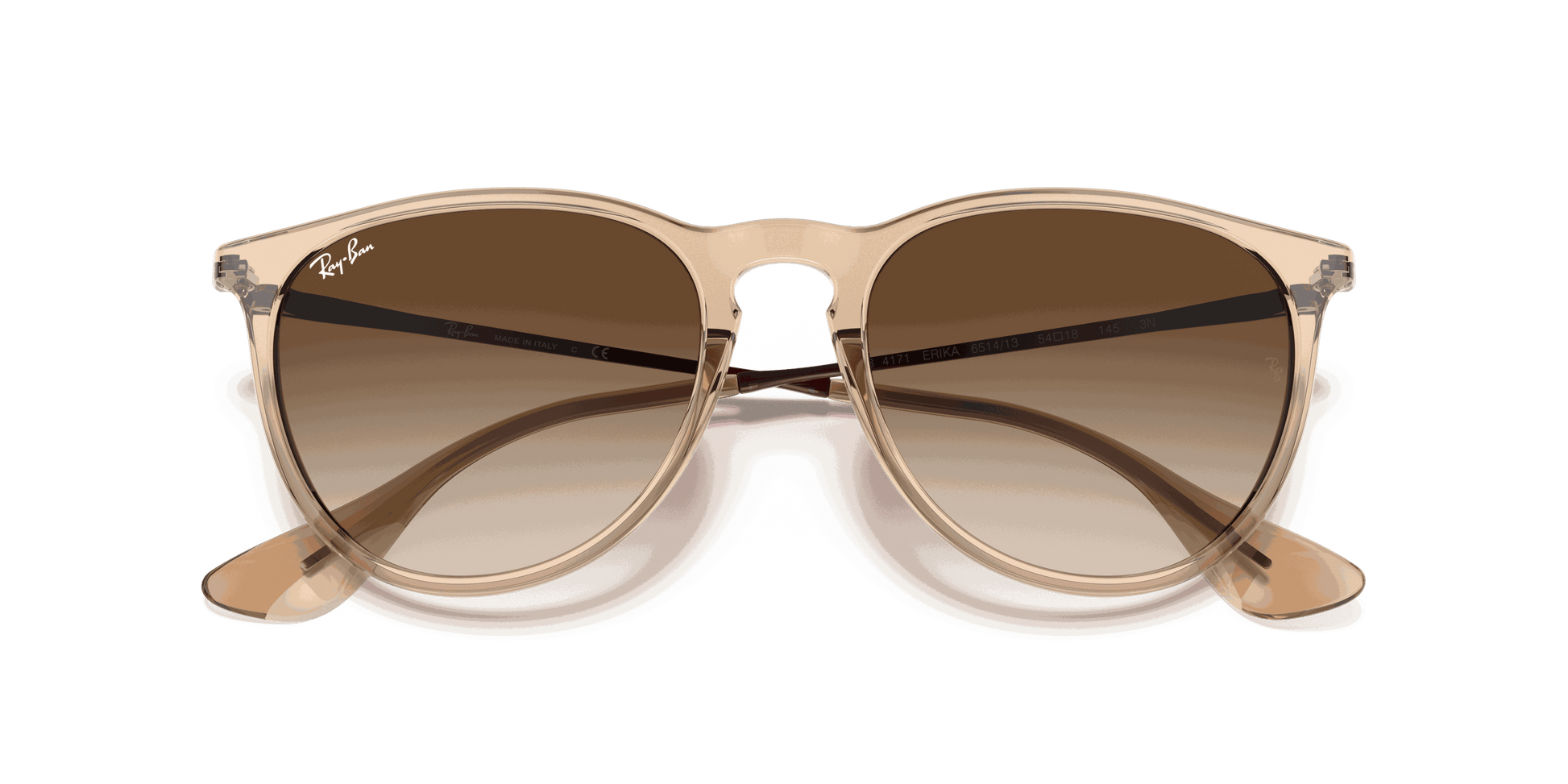 [Brown Gradient Lenses, Polished Transparent Brown Frame]