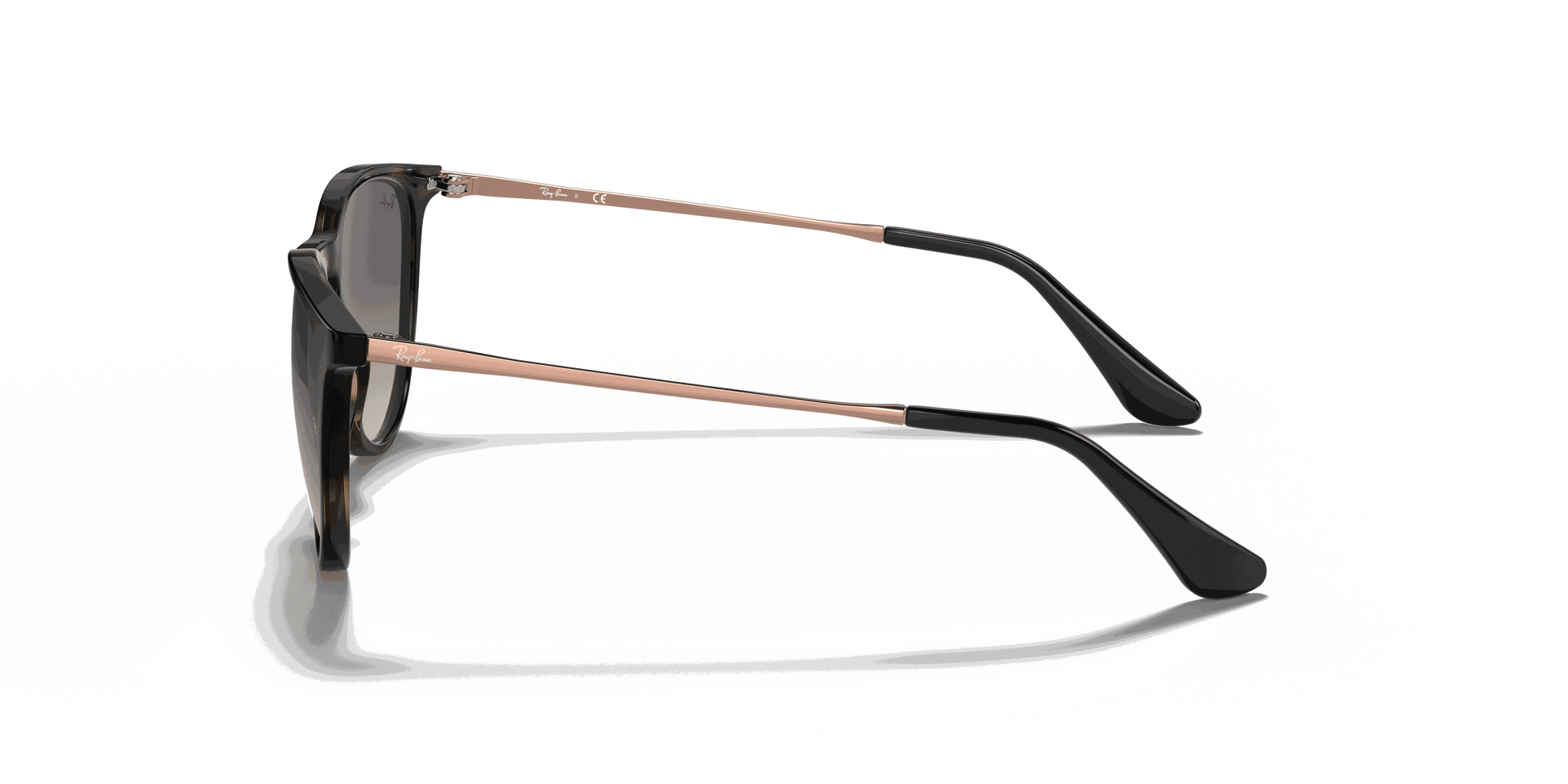 [Grey Lenses, Polished Havana Frame]