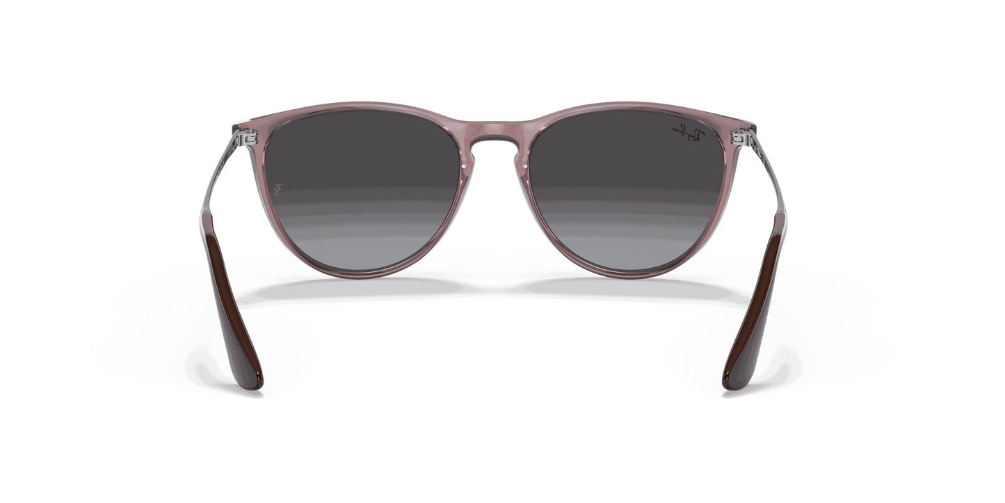 [Grey Gradient Lenses, Polished Transparent Violet Frame]