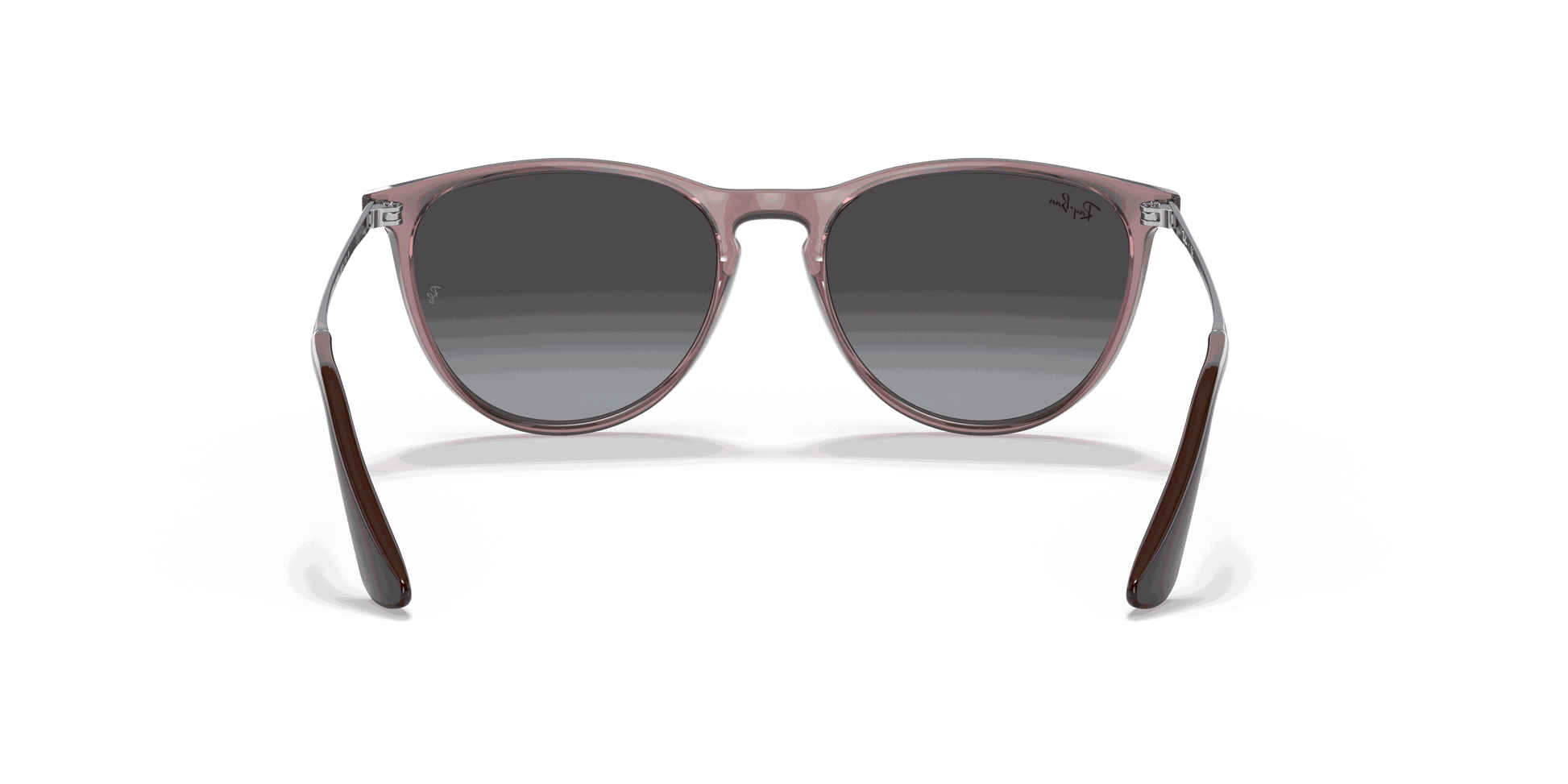 [Grey Gradient Lenses, Polished Transparent Violet Frame]