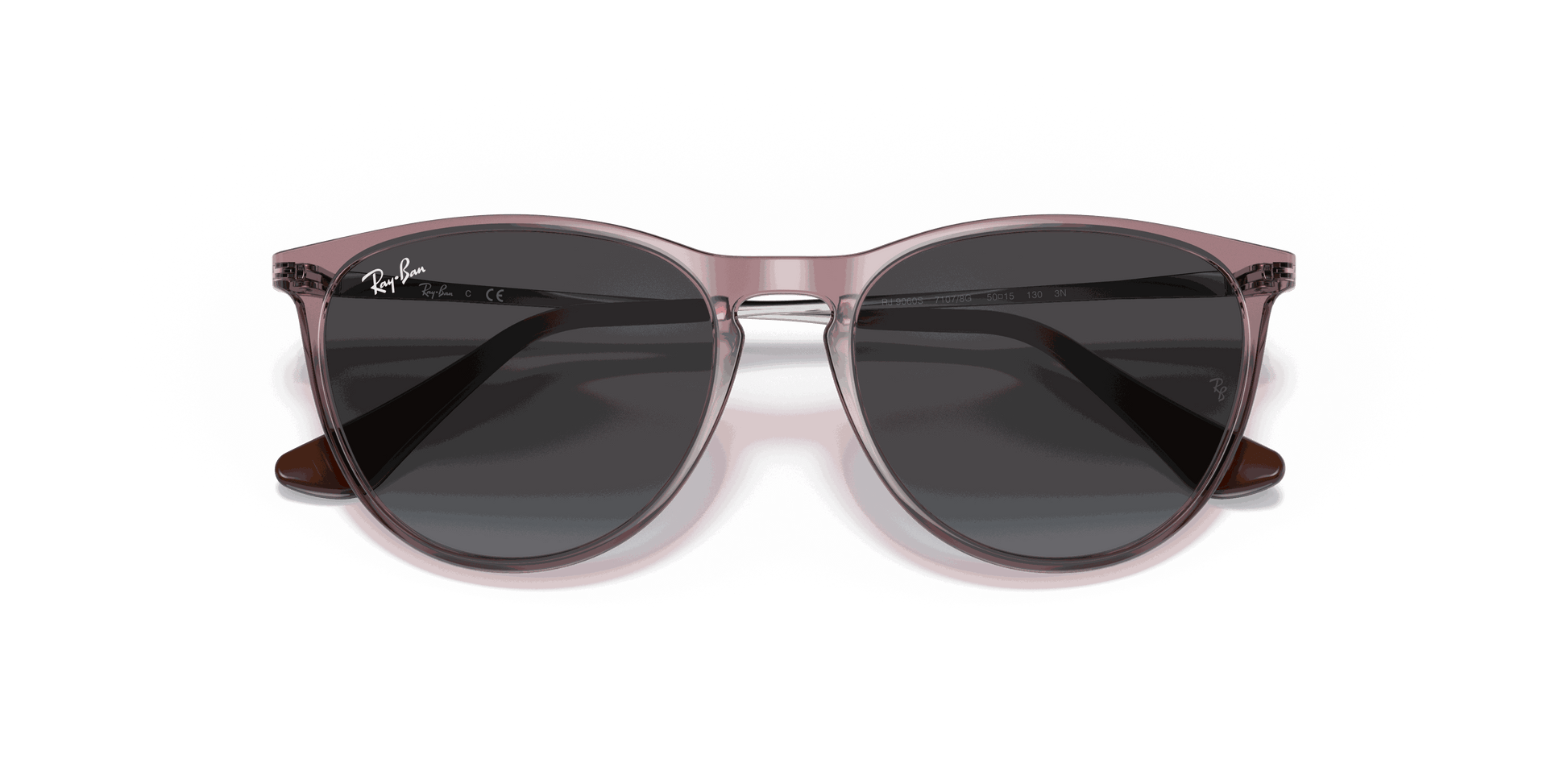 [Grey Gradient Lenses, Polished Transparent Violet Frame]