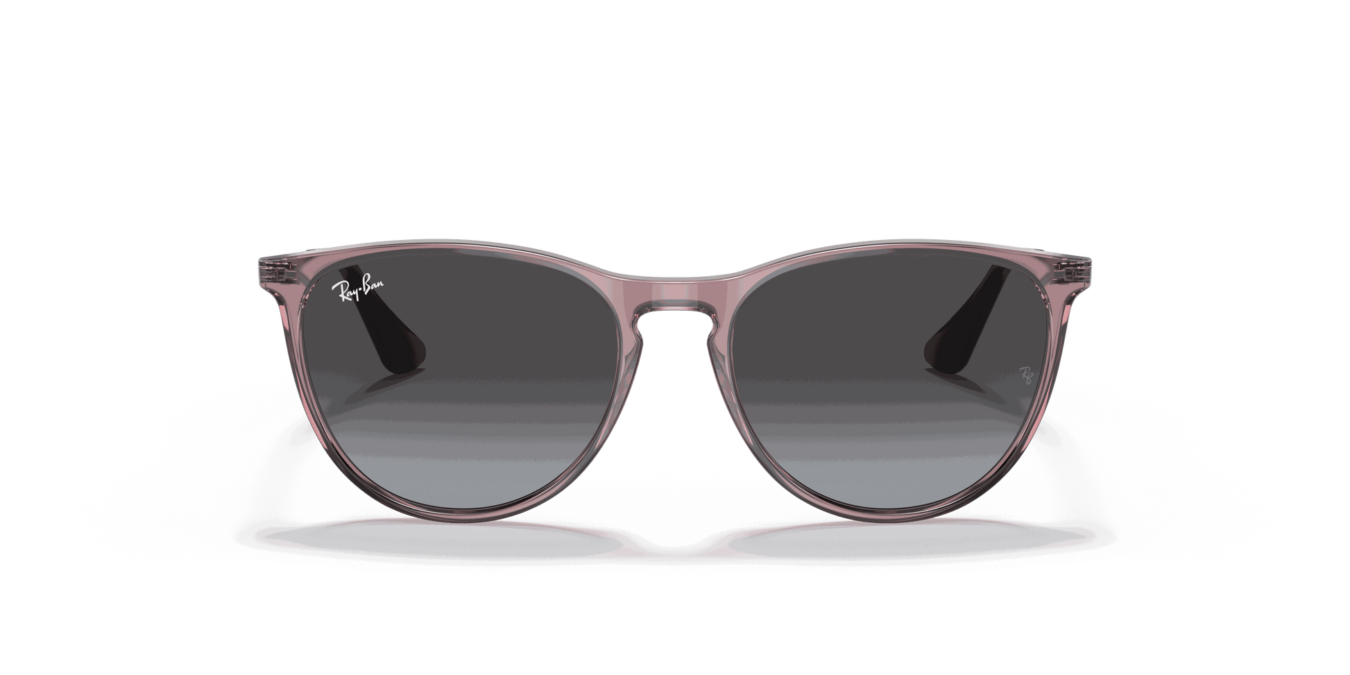 [Grey Gradient Lenses, Polished Transparent Violet Frame]