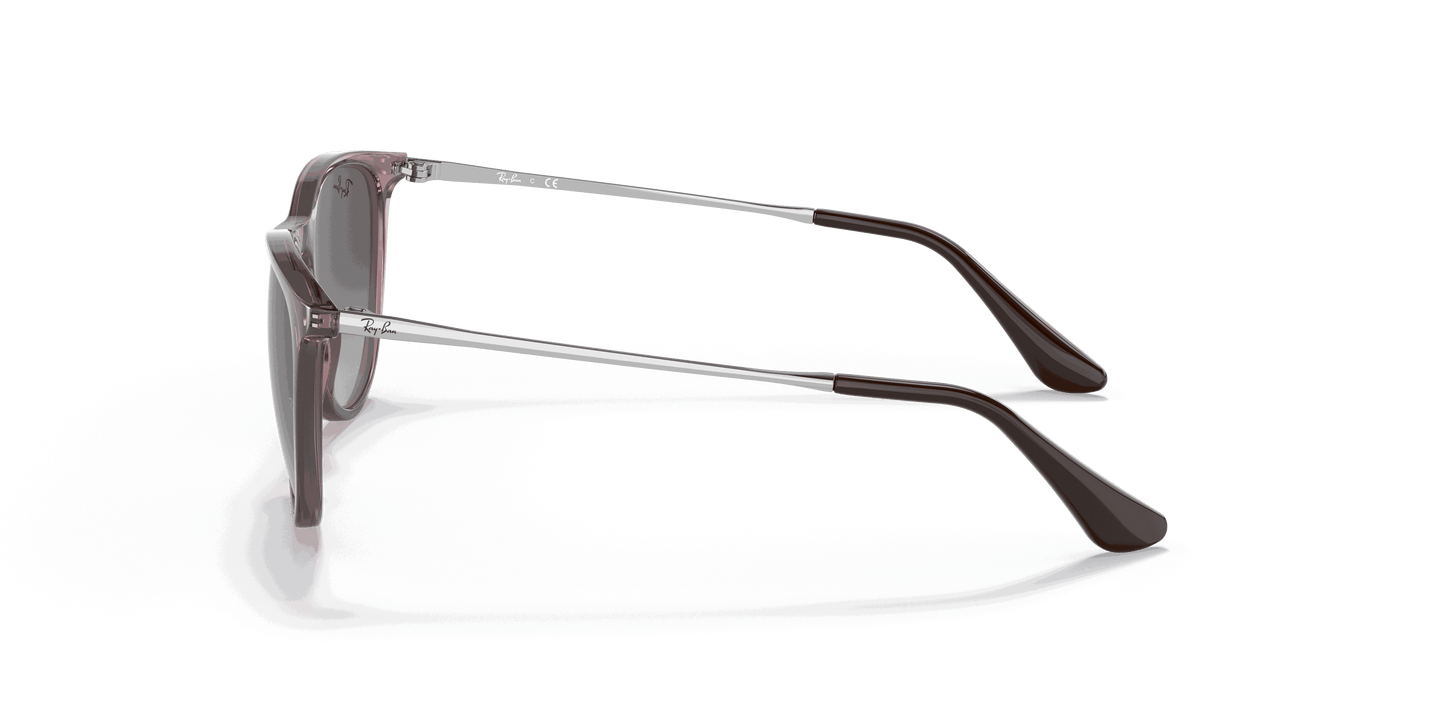 [Grey Gradient Lenses, Polished Transparent Violet Frame]
