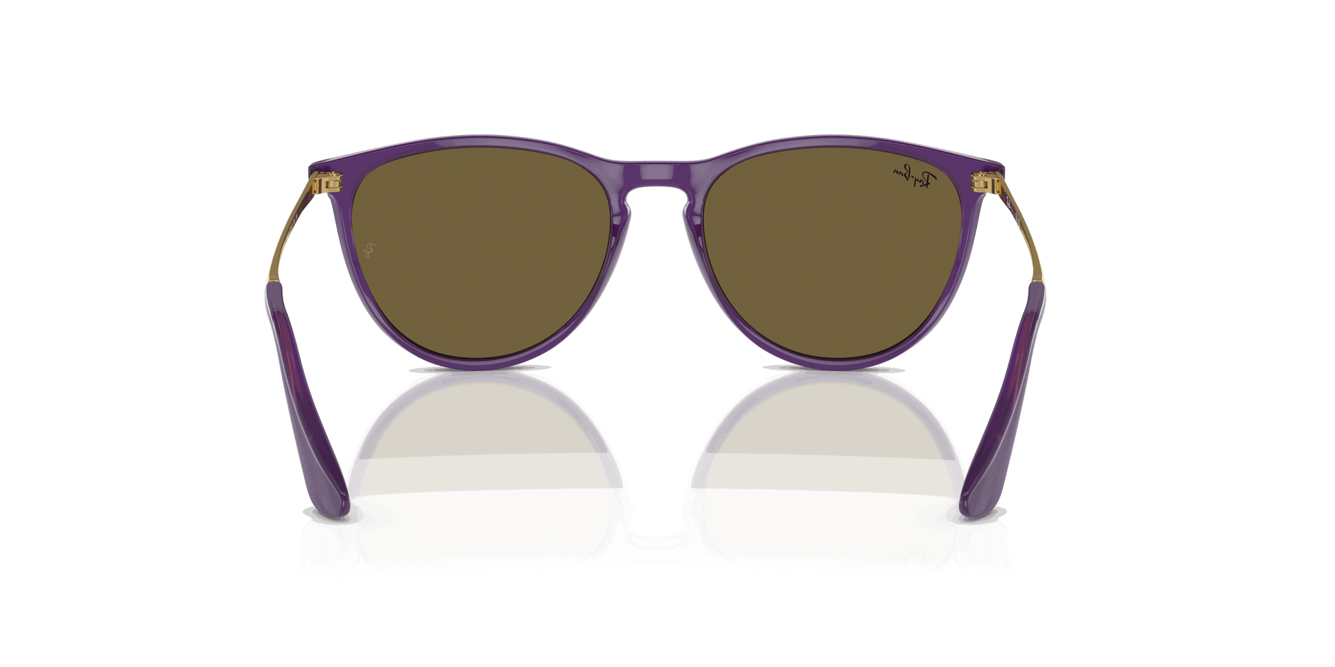 [Dark Brown Lenses, Polished Opal Violet Frame]