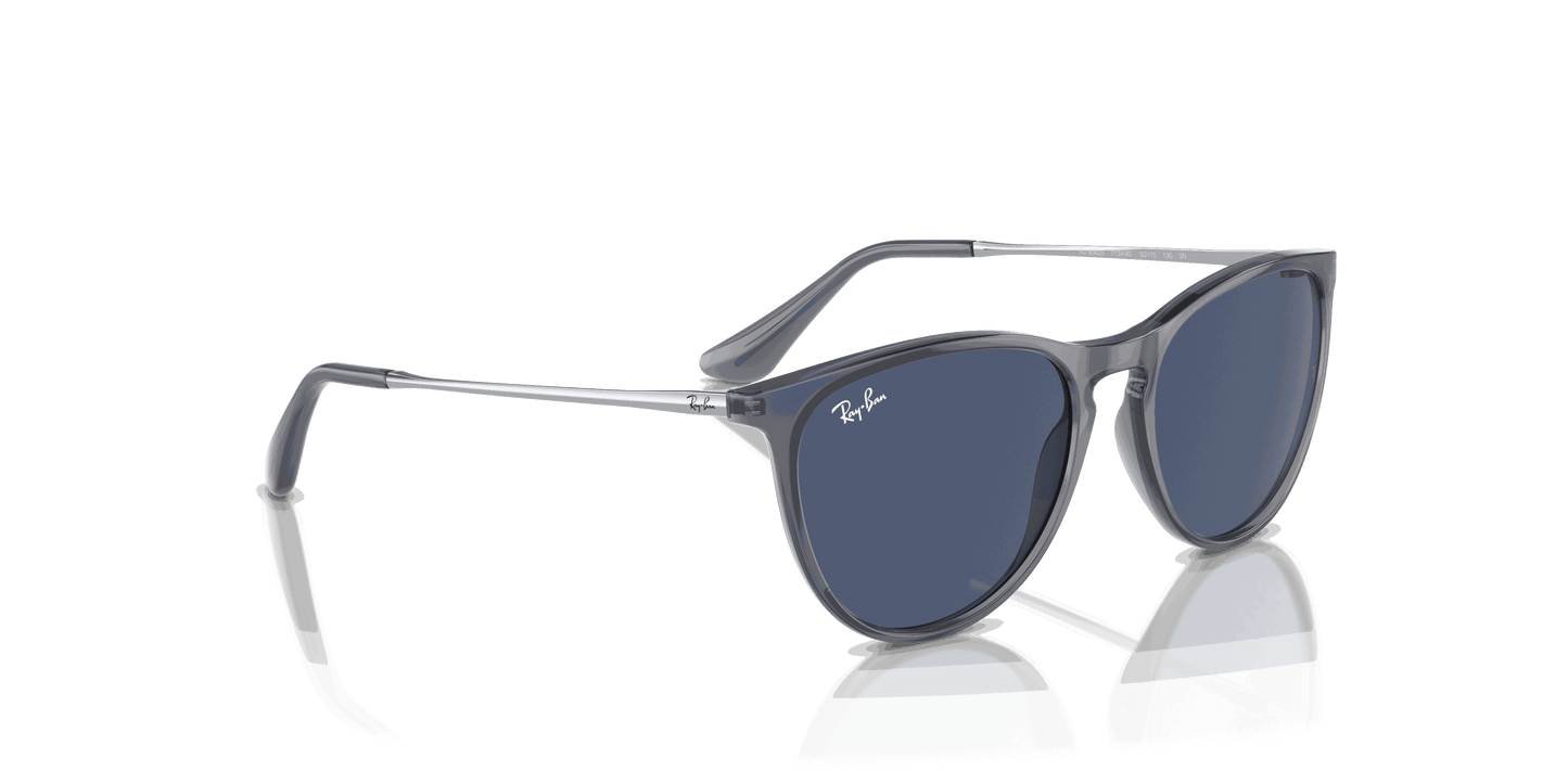 [Dark Blue Lenses, Polished Opal Blue Frame]