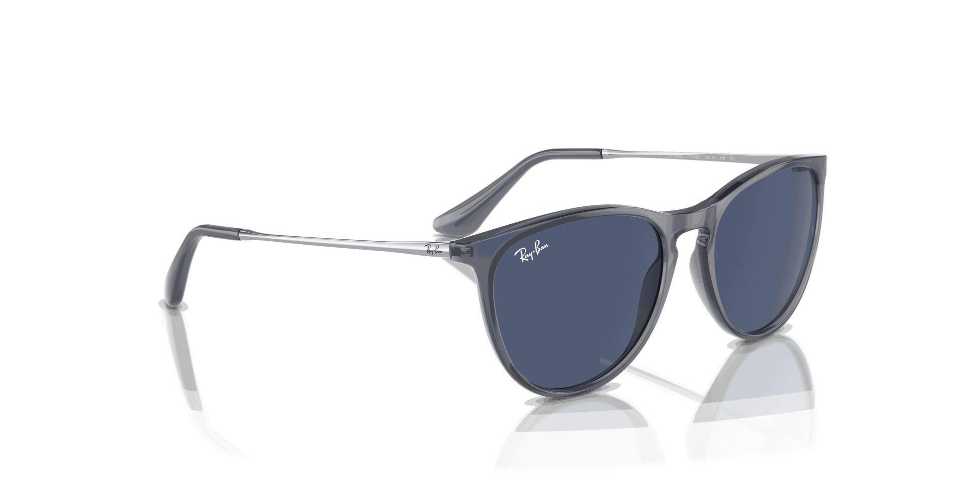 [Dark Blue Lenses, Polished Opal Blue Frame]