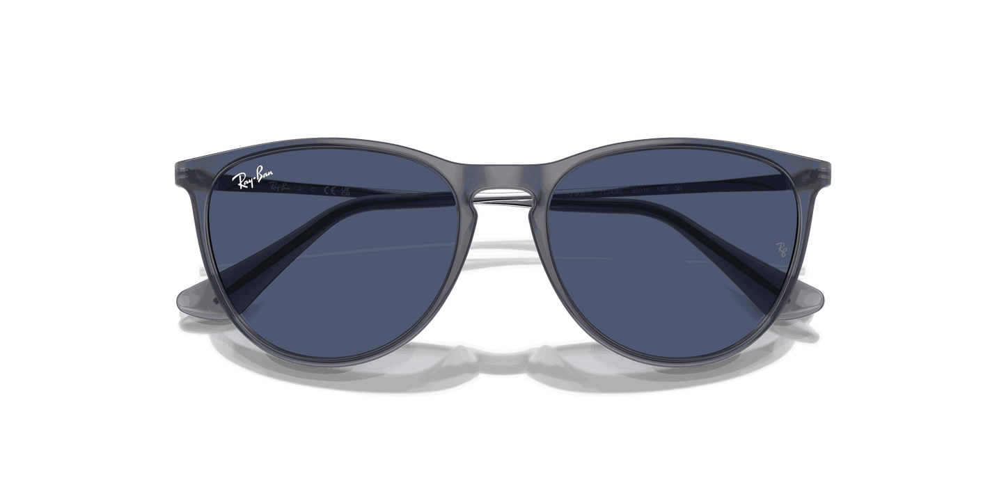 [Dark Blue Lenses, Polished Opal Blue Frame]