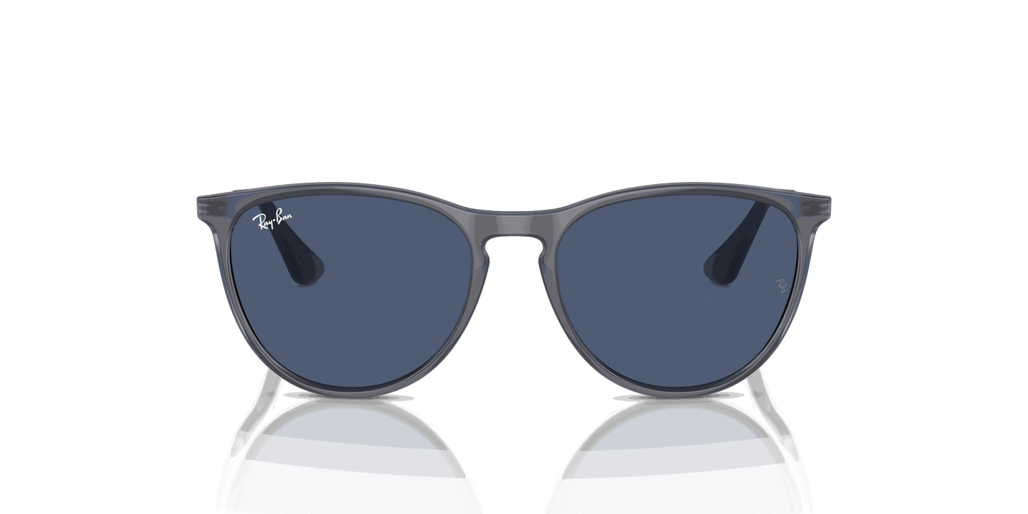 [Dark Blue Lenses, Polished Opal Blue Frame]