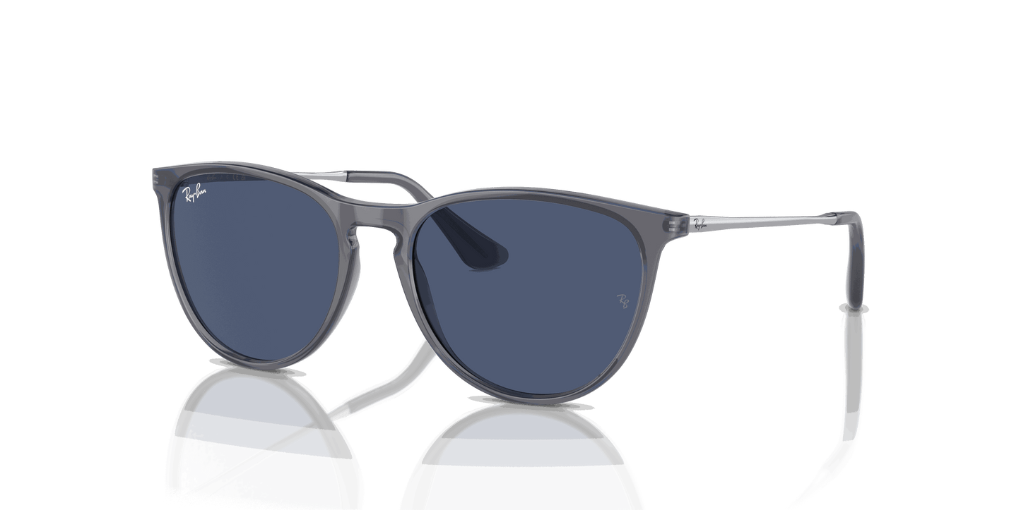 [Dark Blue Lenses, Polished Opal Blue Frame]