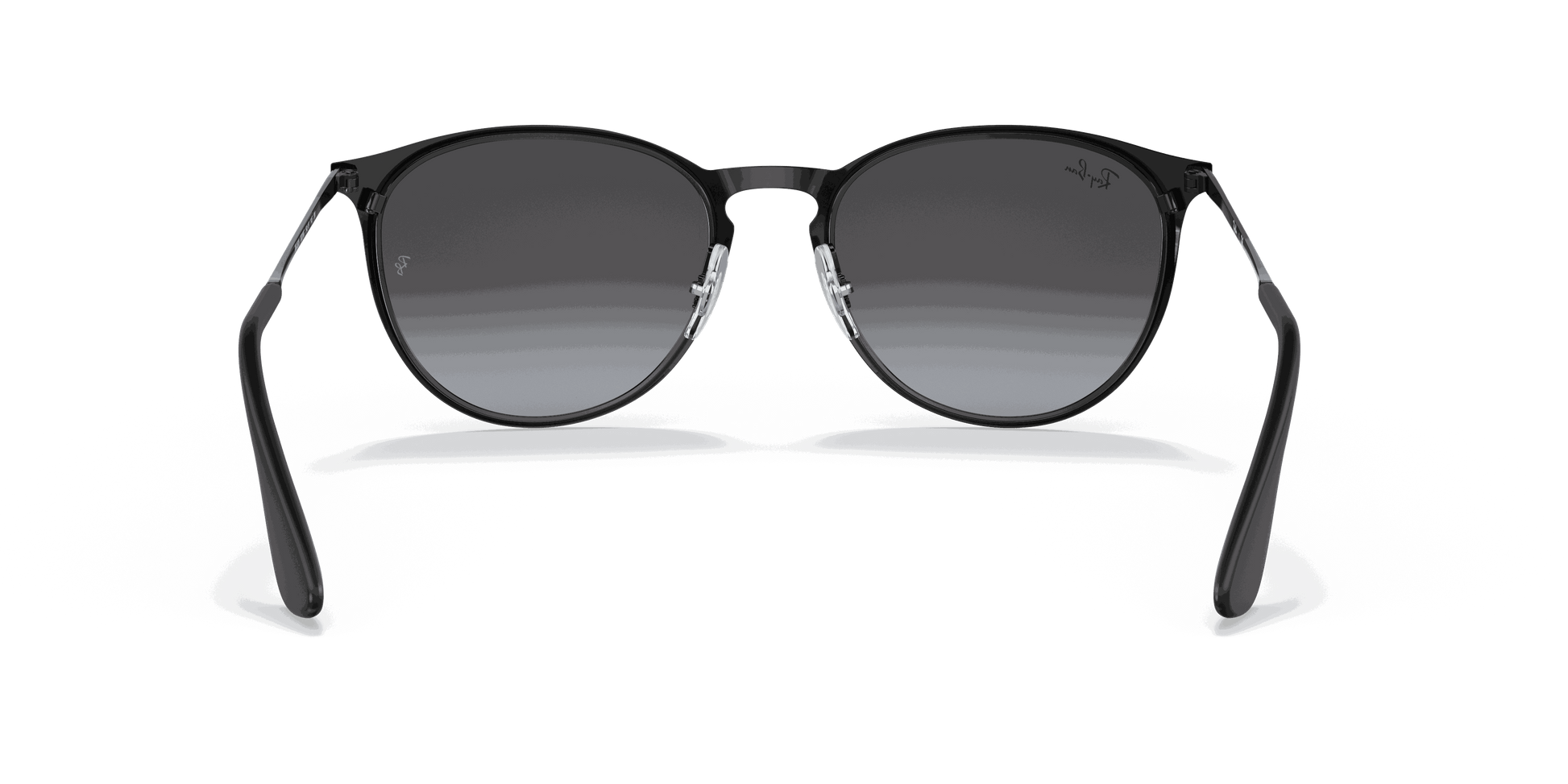 [Light Grey Gradient Dark Grey Lenses, Polished Black Frame]