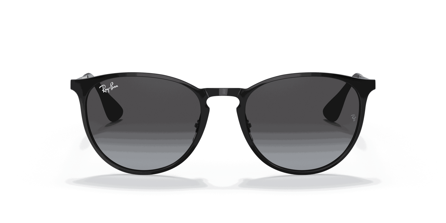 [Light Grey Gradient Dark Grey Lenses, Polished Black Frame]