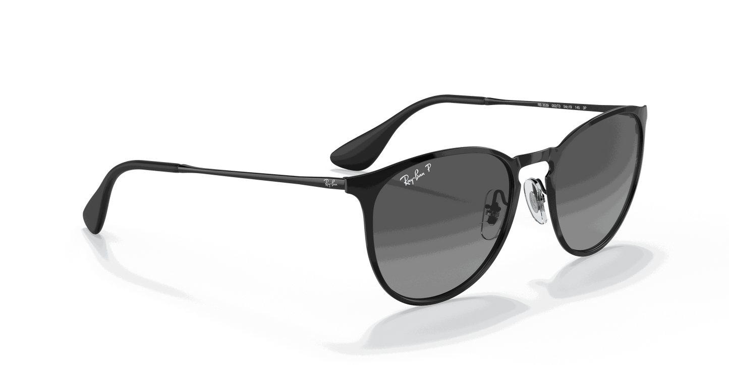 [Grey Lenses, Polished Black Frame]