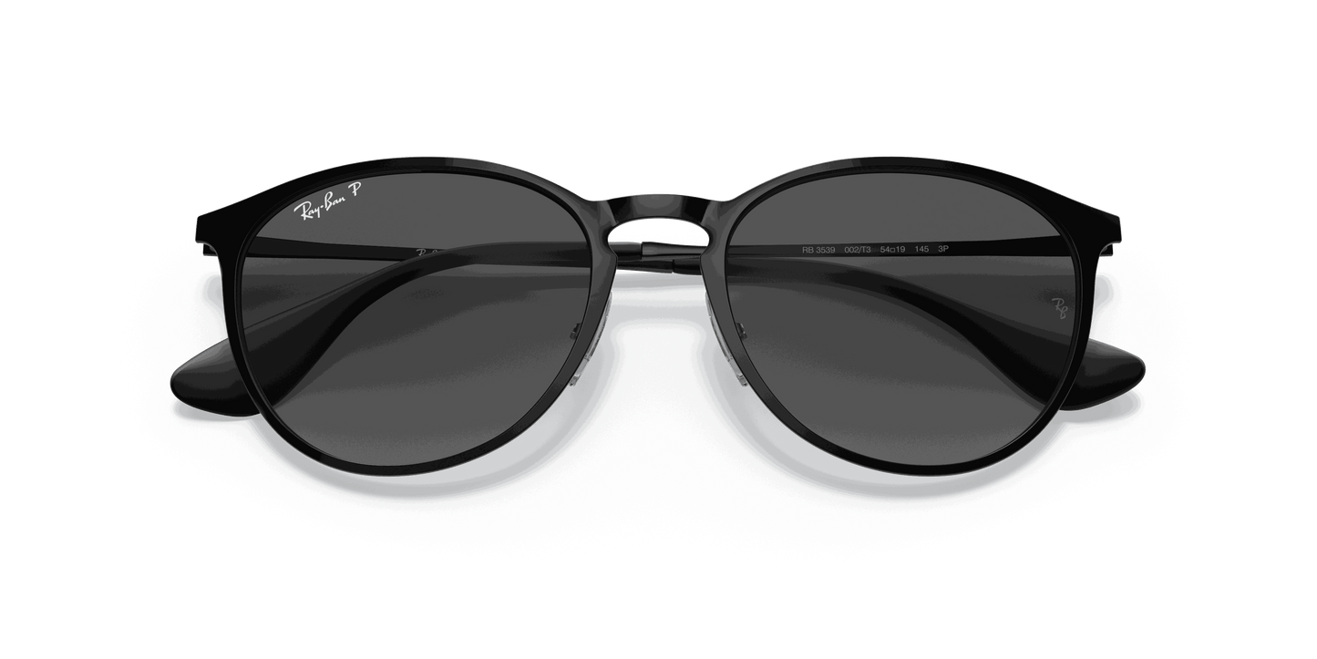 [Grey Lenses, Polished Black Frame]