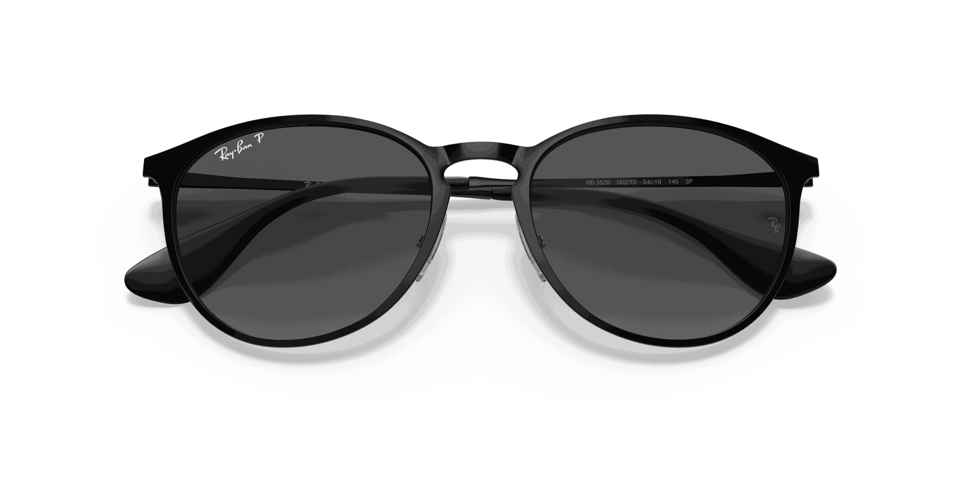 [Grey Lenses, Polished Black Frame]
