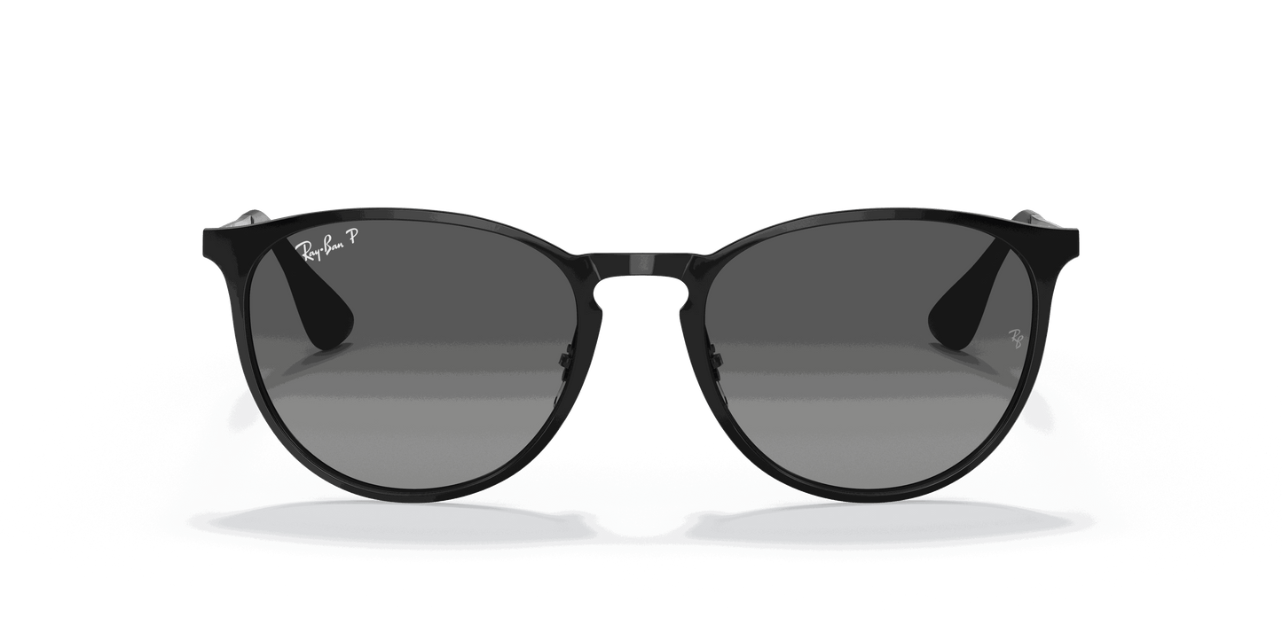 [Grey Lenses, Polished Black Frame]