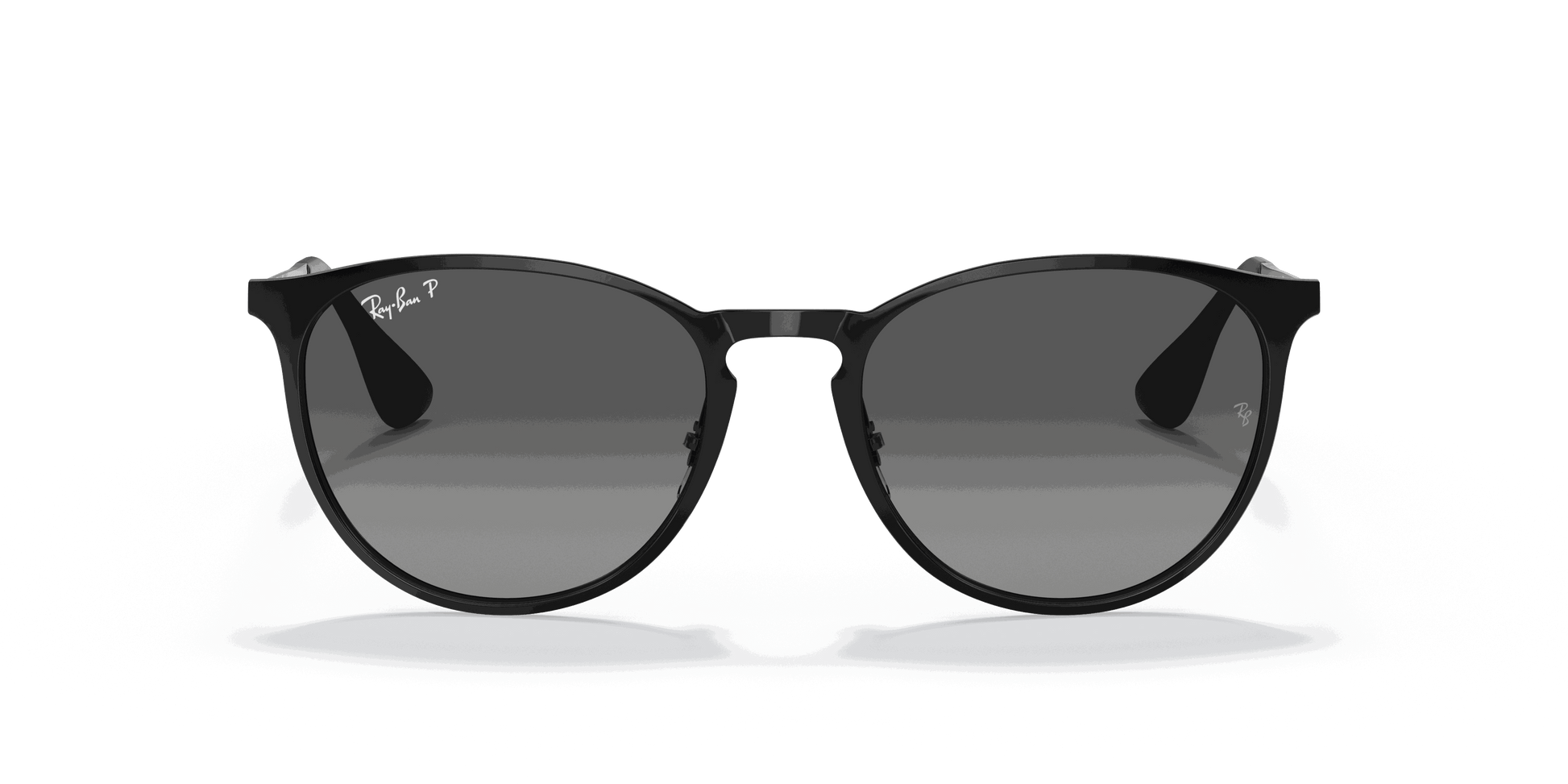 [Grey Lenses, Polished Black Frame]