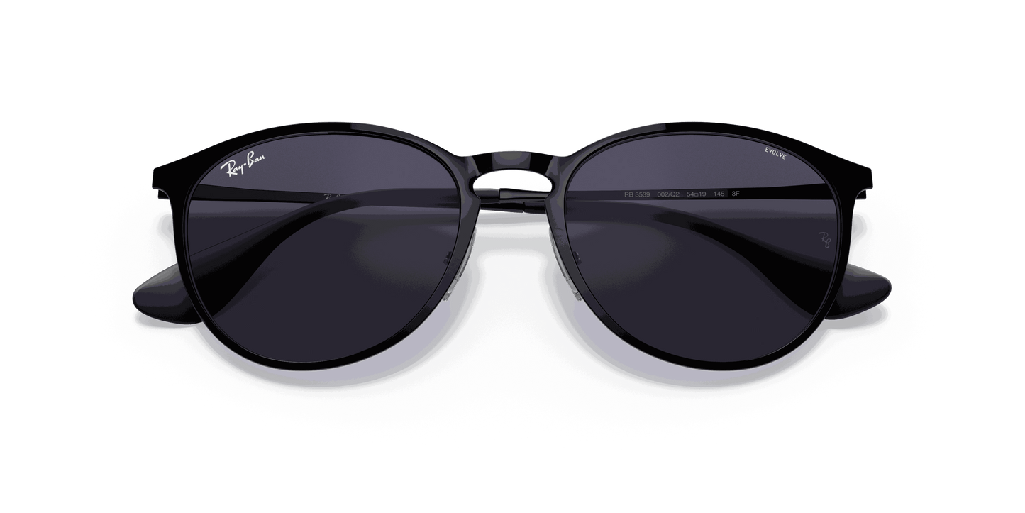 [Evolve Photo Blue To Violet Lenses, Polished Black Frame]