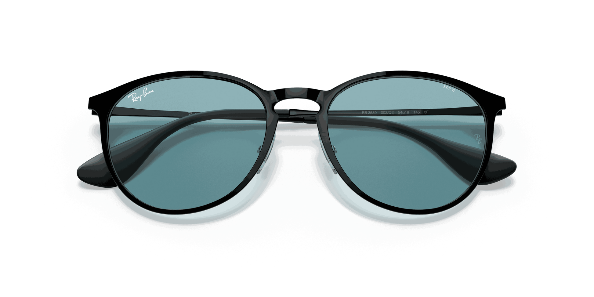 [Evolve Photo Blue To Violet Lenses, Polished Black Frame]