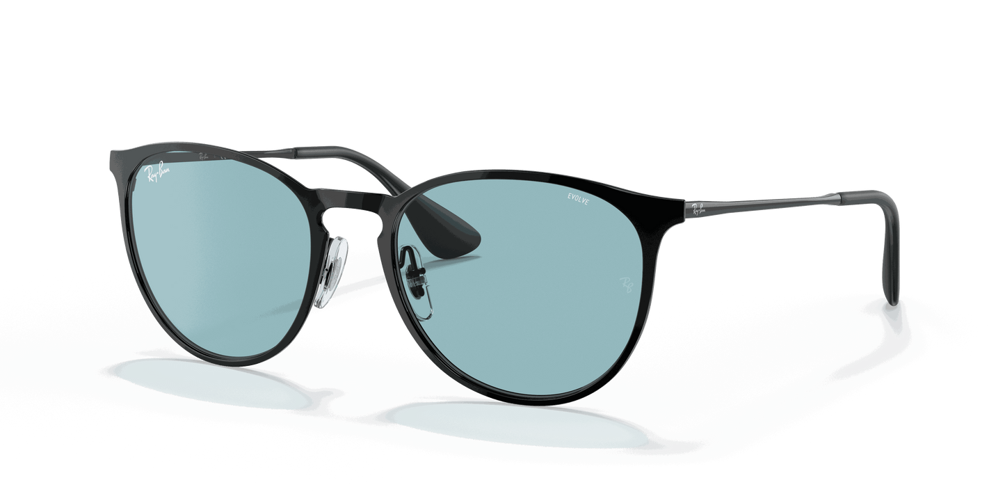 [Evolve Photo Blue To Violet Lenses, Polished Black Frame]