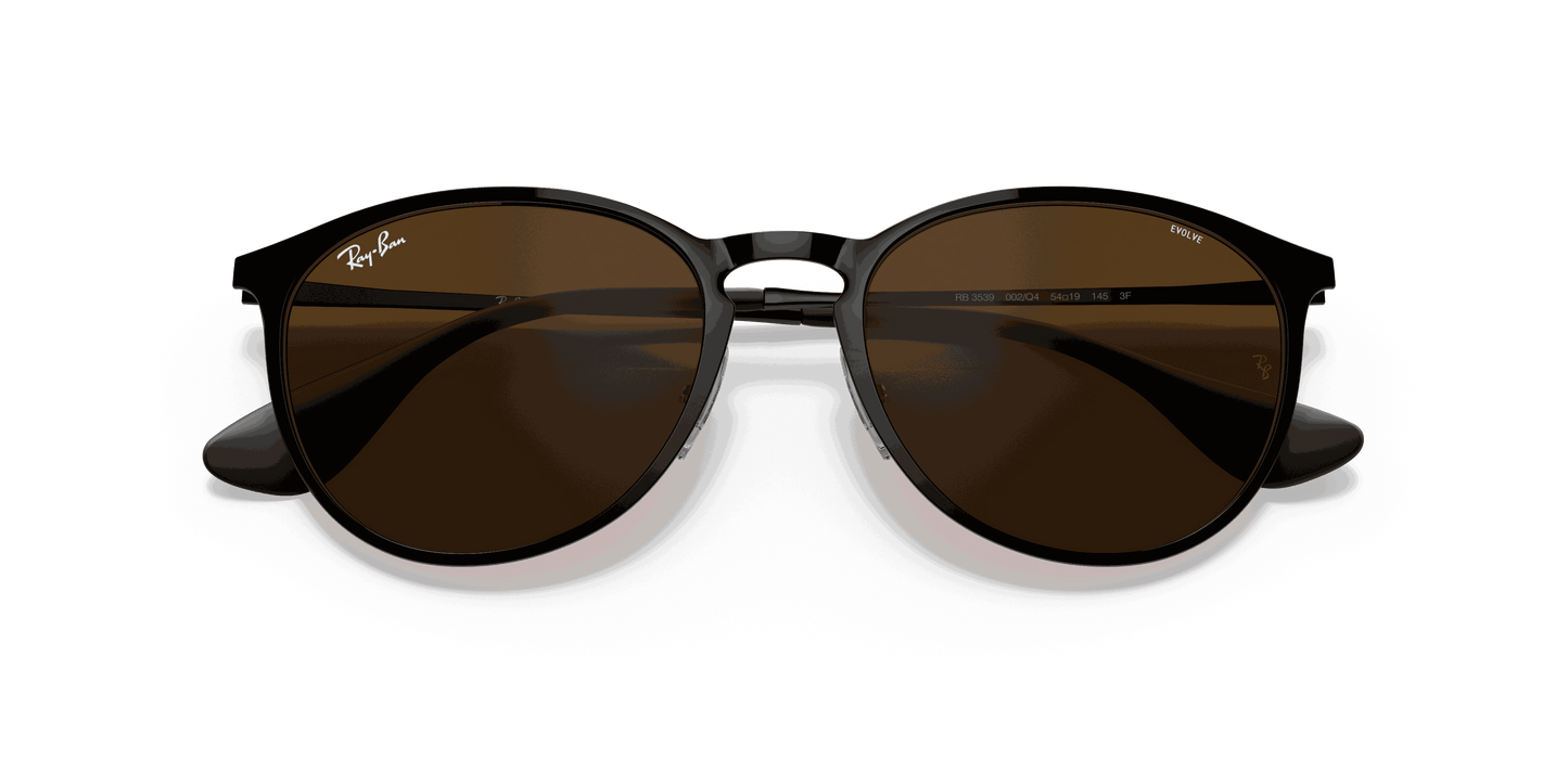 [Evolve Photo Brown To Dark Brown Lenses, Polished Black Frame]