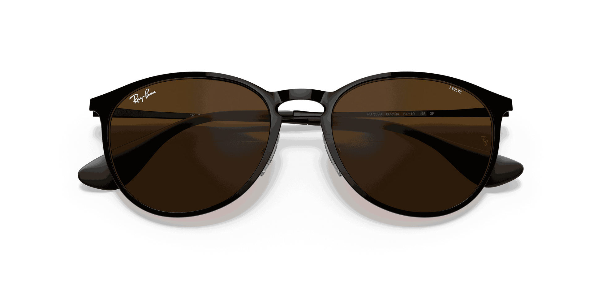 [Evolve Photo Brown To Dark Brown Lenses, Polished Black Frame]