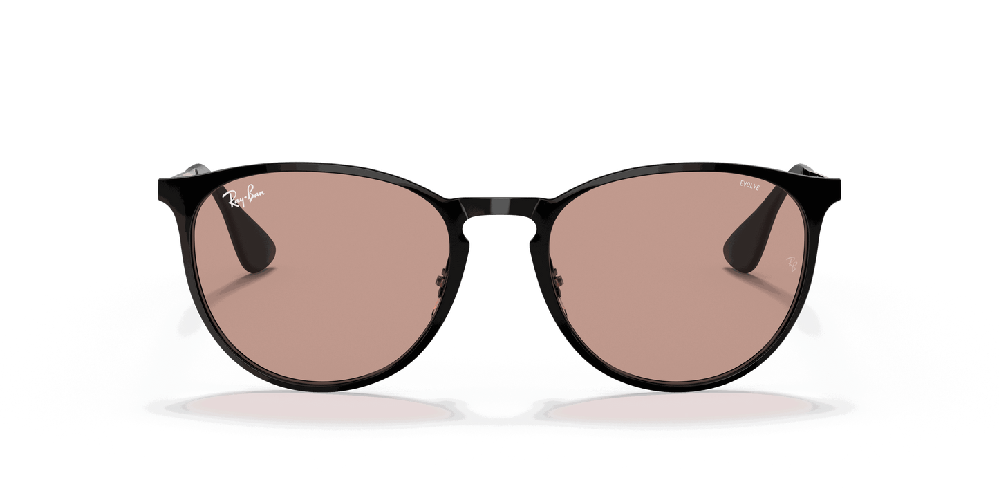 [Evolve Photo Brown To Dark Brown Lenses, Polished Black Frame]