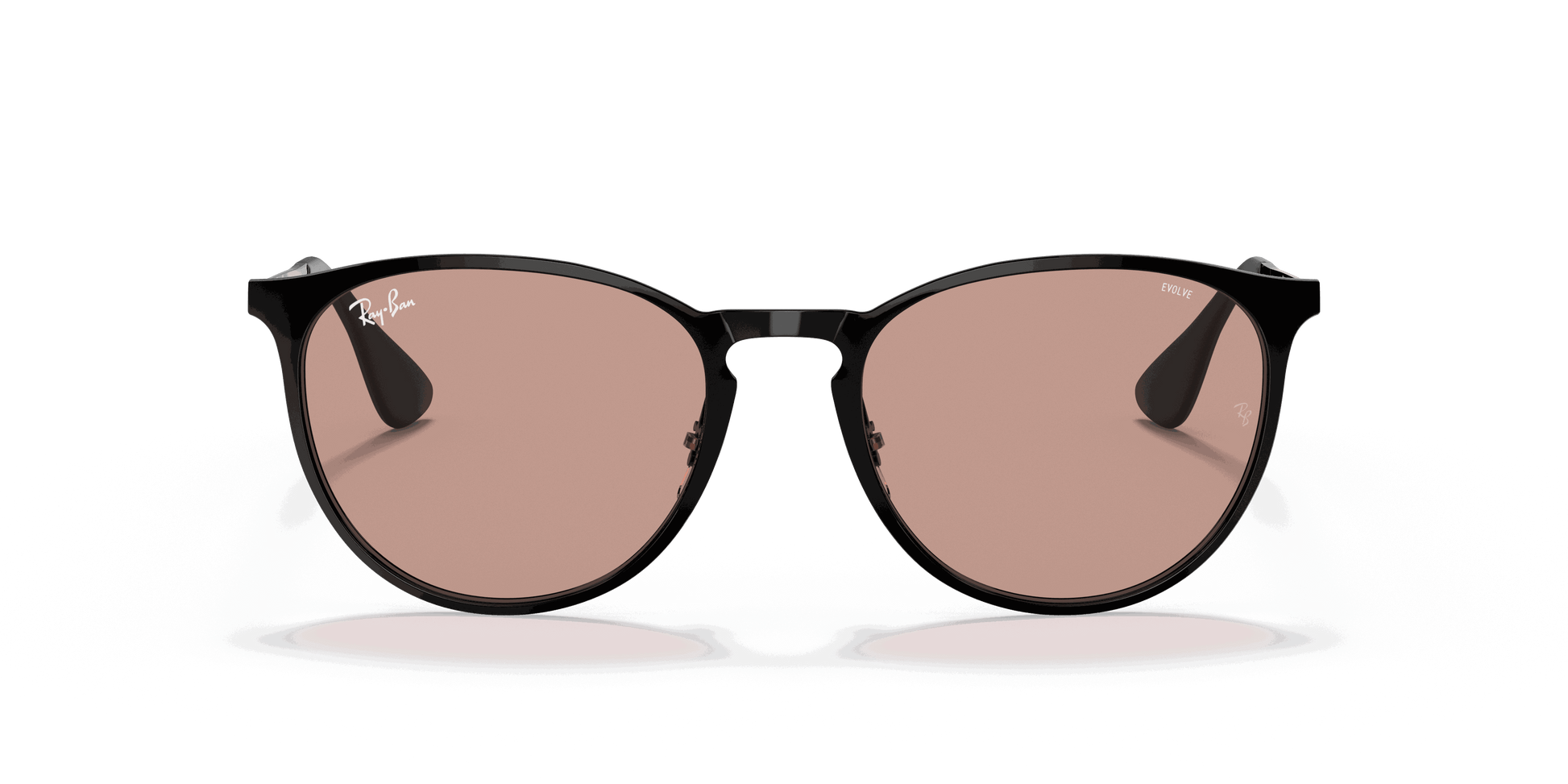 [Evolve Photo Brown To Dark Brown Lenses, Polished Black Frame]