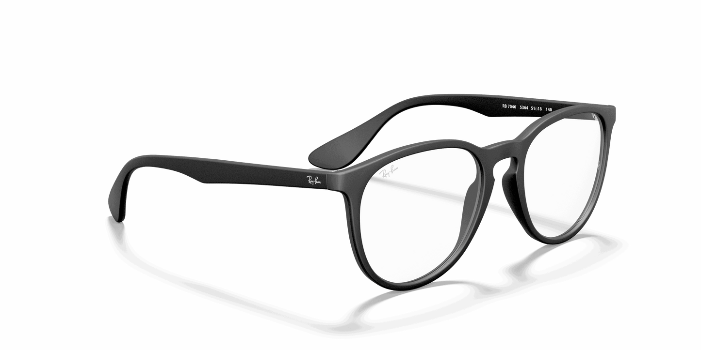 [Clear Lenses, Matte Rubber Black Frame]
