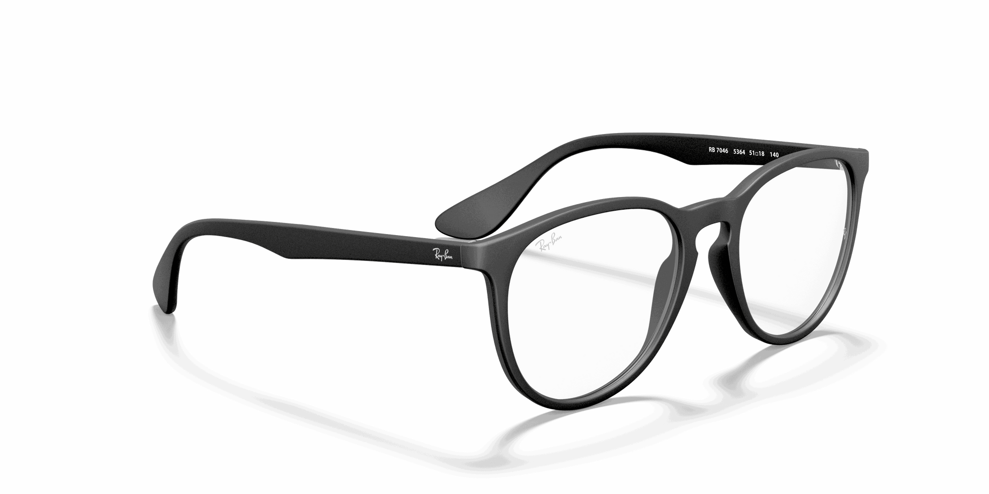 [Clear Lenses, Matte Rubber Black Frame]