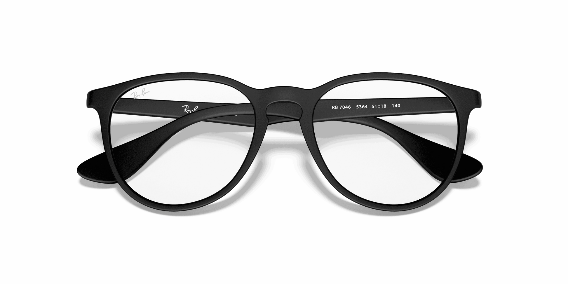 [Clear Lenses, Matte Rubber Black Frame]