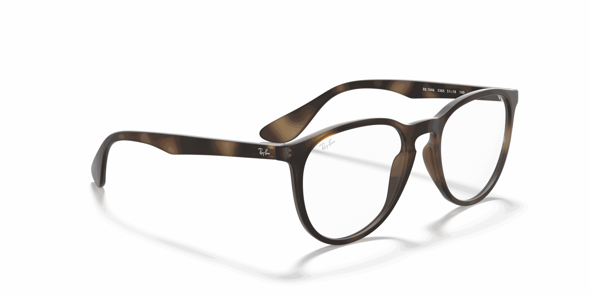 [Clear Lenses, Matte Havana Frame]