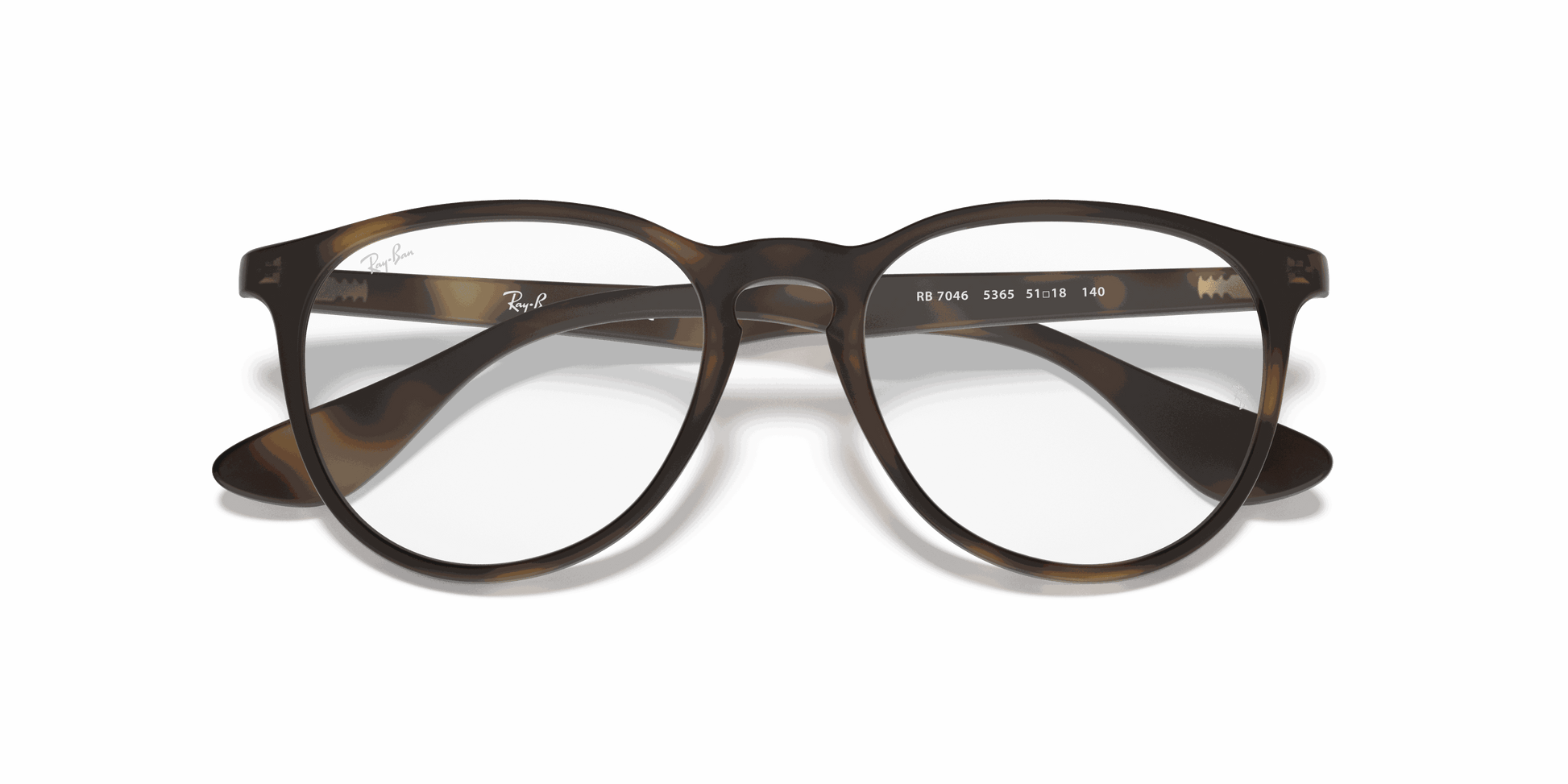 [Clear Lenses, Matte Havana Frame]
