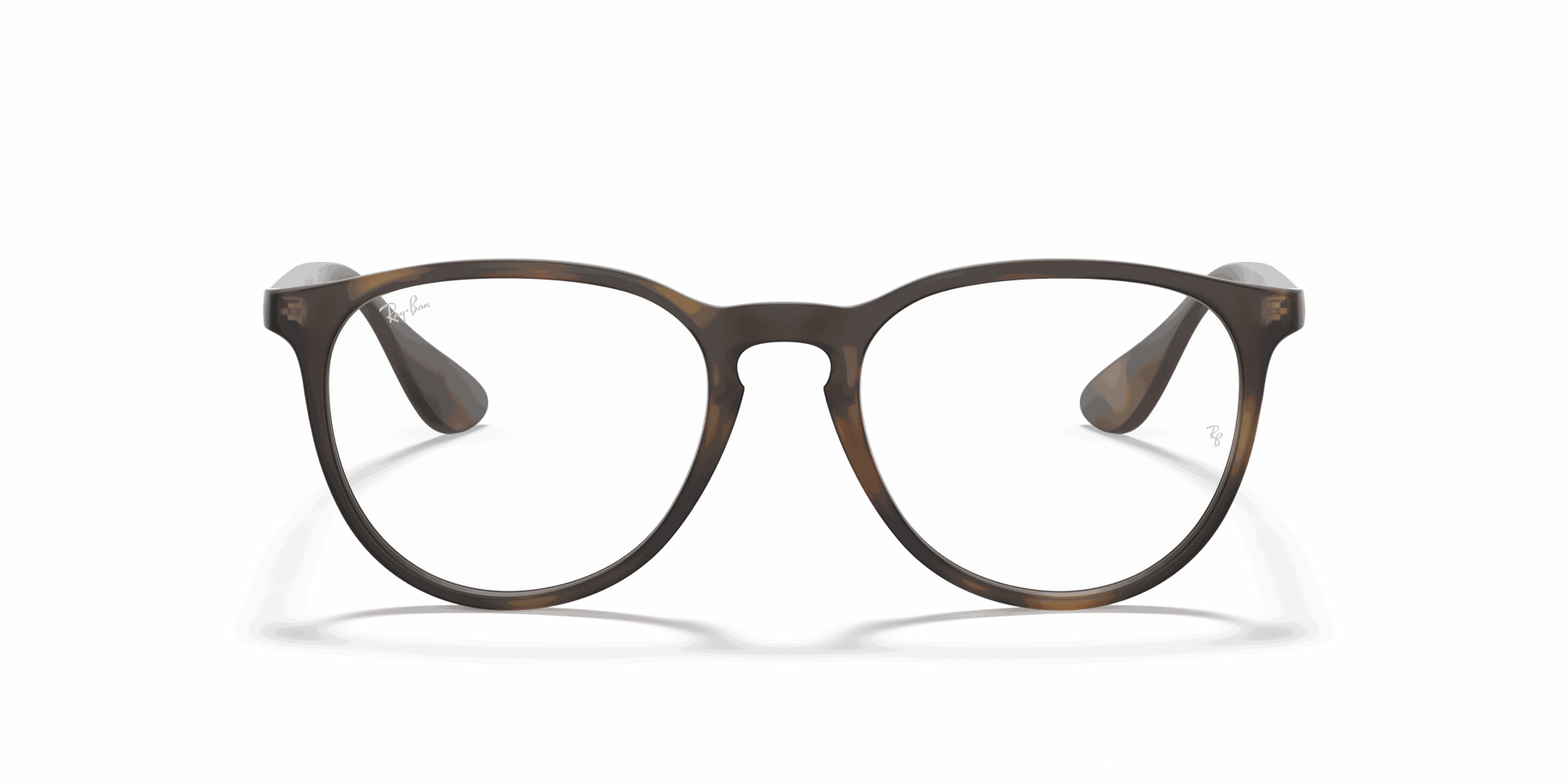 [Clear Lenses, Matte Havana Frame]