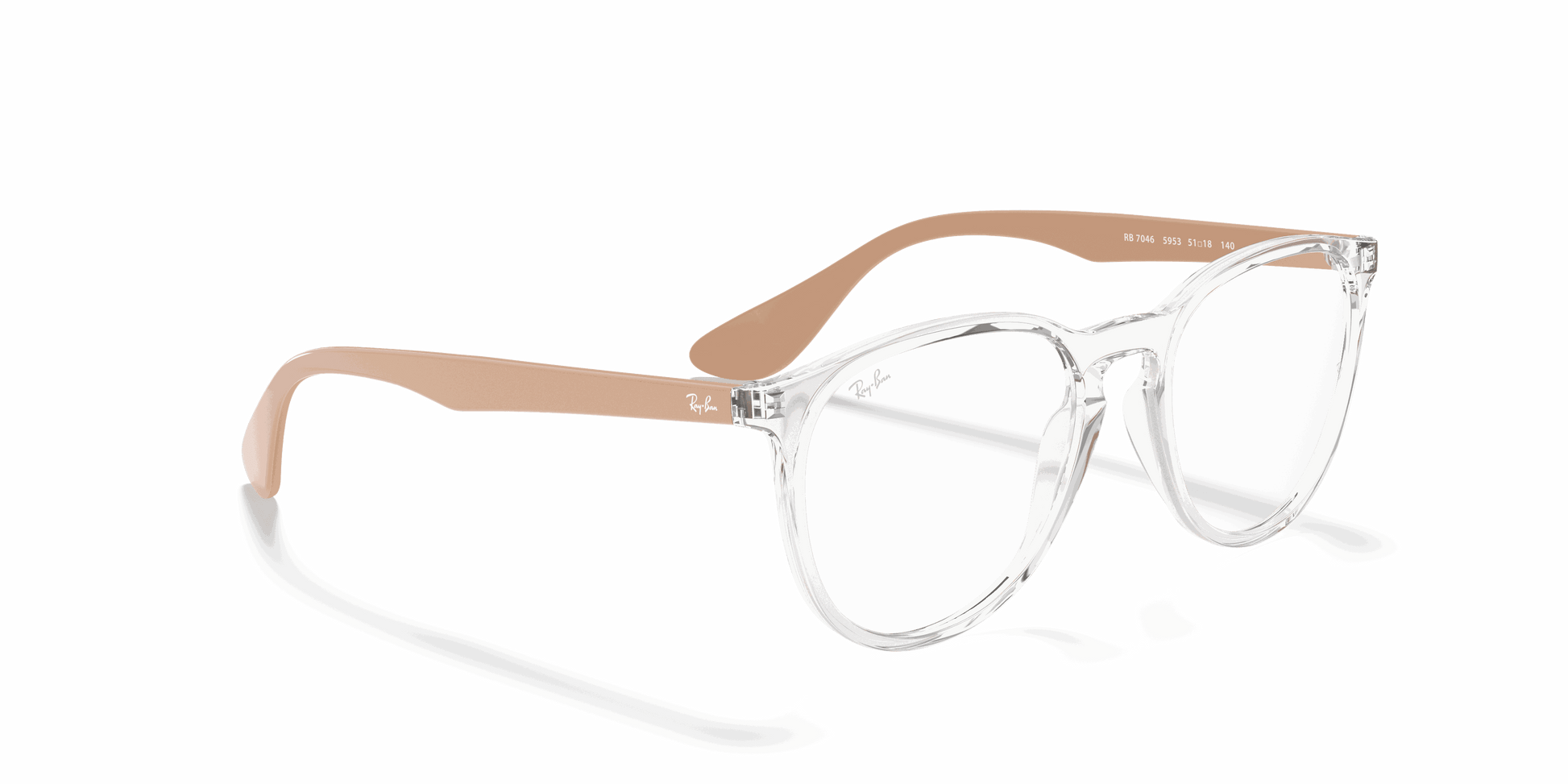 [Clear Lenses, Polished Transparent Frame]